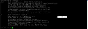 ifconfig без аргументов
